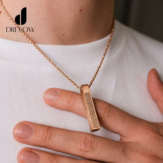 Ayatul Kursi Pendant - Rose Gold